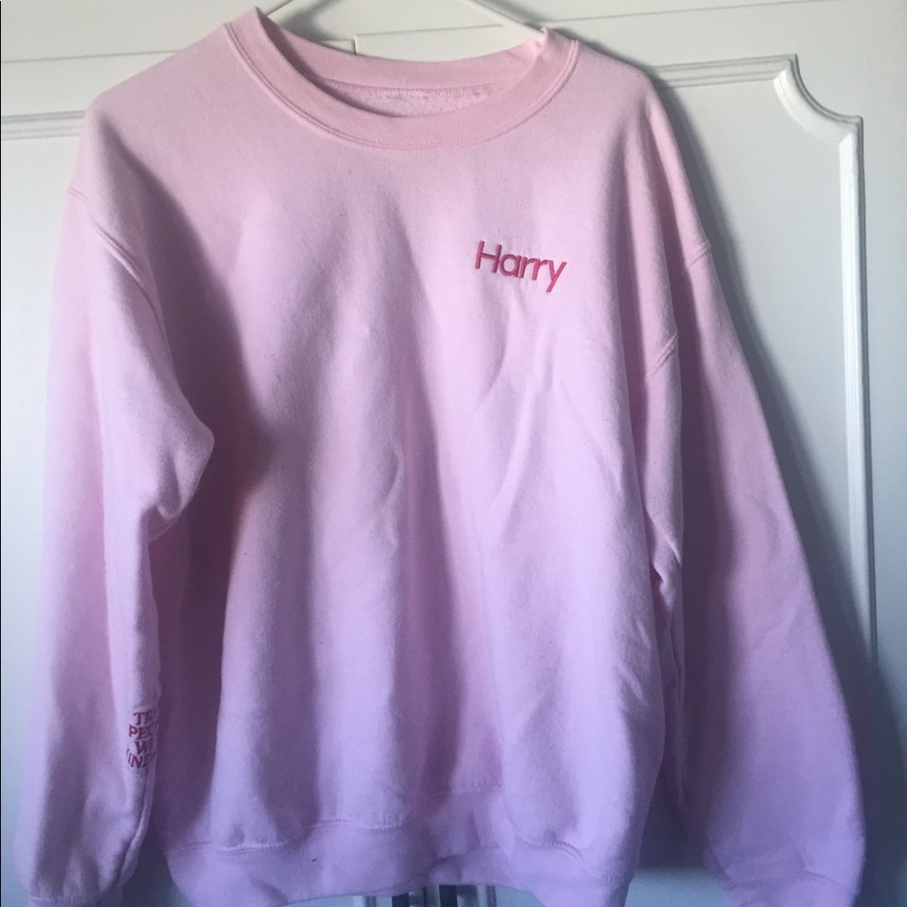 Official Harry Styles Pink TPWK Crewneck